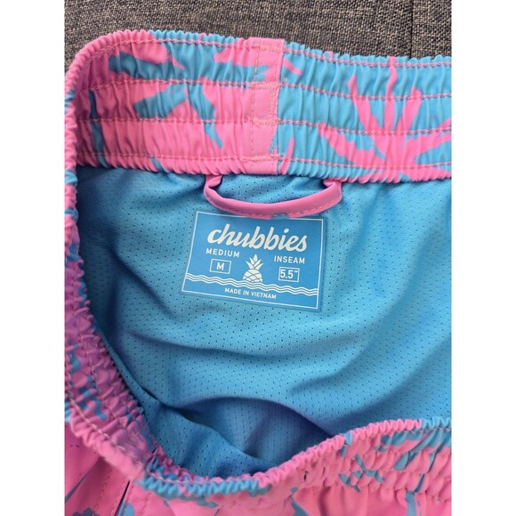 Chubbies Swim Trunks Mens Medium Classic The Prince Of Prints Liner 5.5" - Picture 4 of 4